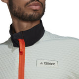 adidas Terrex Utilitas Mens Half Zip Hiking Fleece