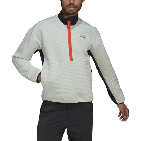 adidas Terrex Utilitas Mens Half Zip Hiking Fleece