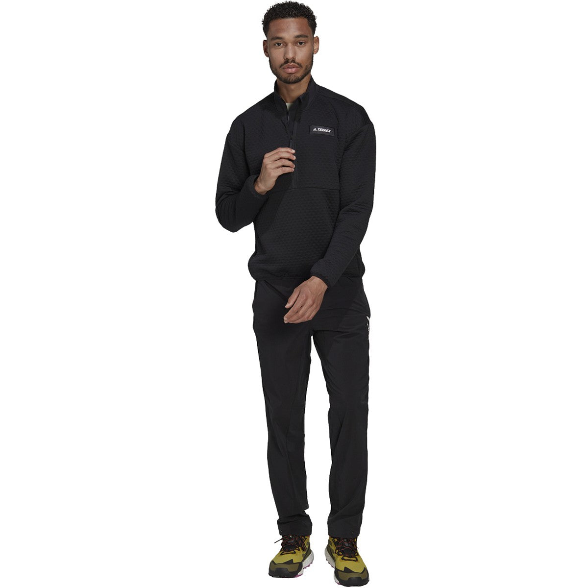 adidas Terrex Utilitas Mens Half Zip Hiking Fleece