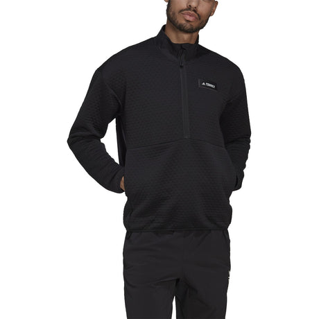 adidas Terrex Utilitas Mens Half Zip Hiking Fleece