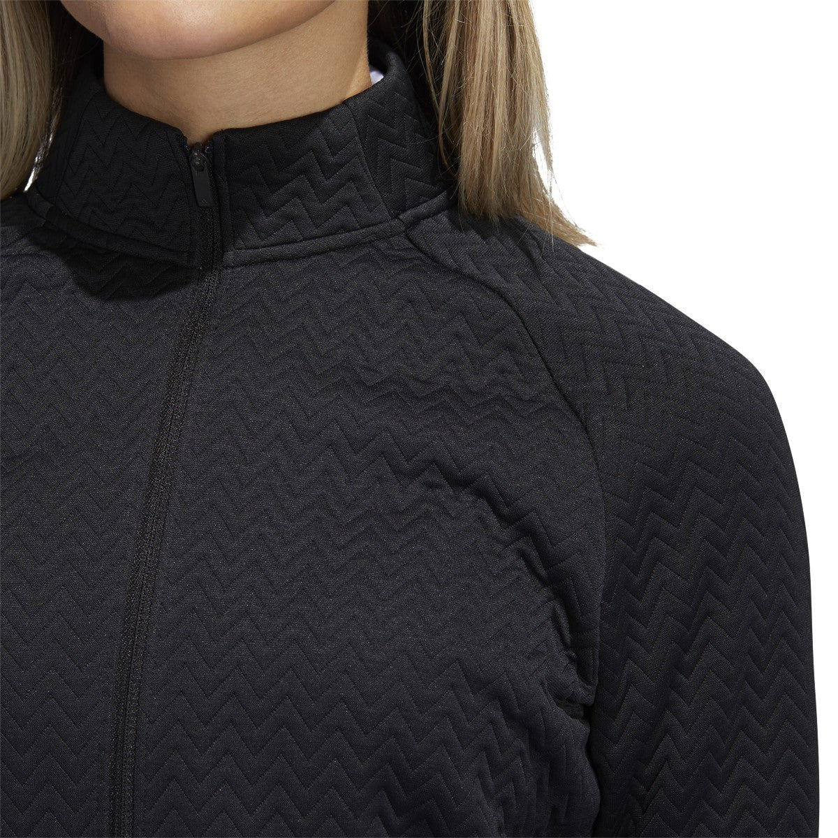 adidas Textured Full Zip Layered Jacket - Womens Golf