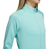 adidas Textured Full Zip Layered Jacket - Womens Golf