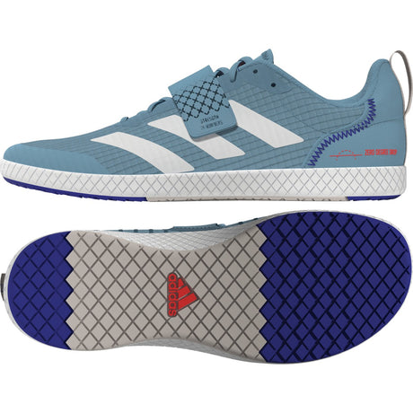 adidas The Total Strength Training Mens Weightlifting Shoes in Light Blue