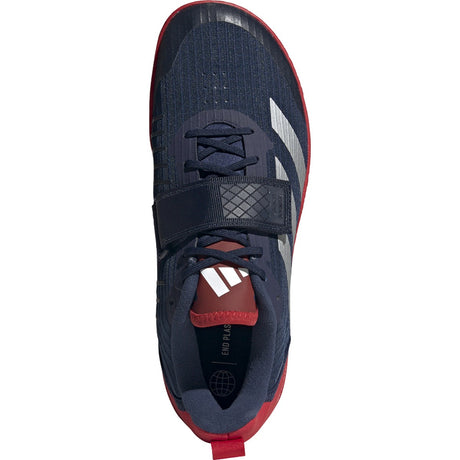 adidas The Total Strength Training Mens Weightlifting Shoes in Navy and Red