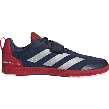 adidas The Total Strength Training Mens Weightlifting Shoes in Navy and Red