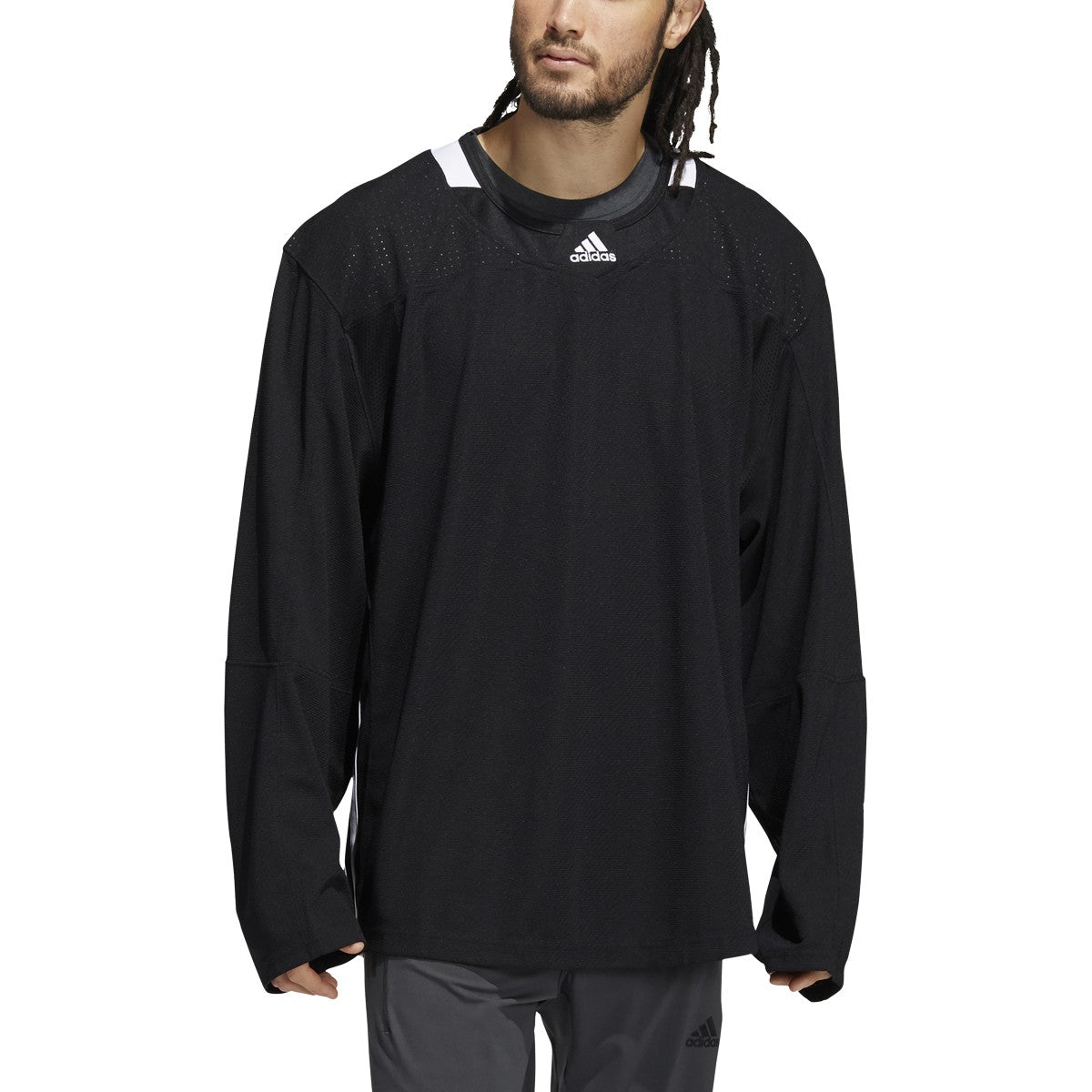 adidas Three Stripe Adult Jersey - Mens Hockey