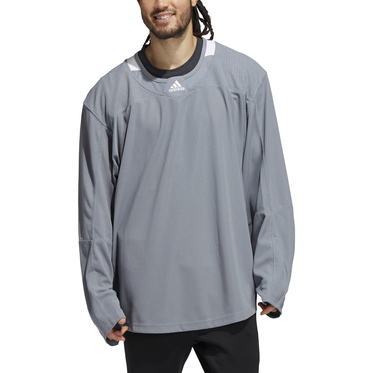 adidas Three Stripe Adult Jersey - Mens Hockey