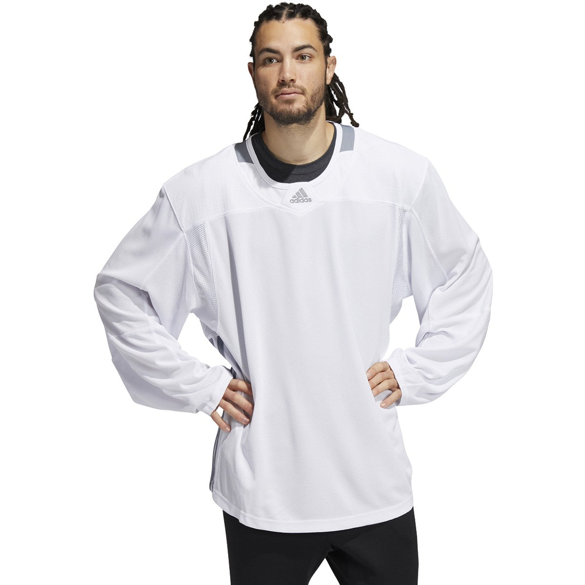 adidas Three Stripe Adult Jersey - Mens Hockey