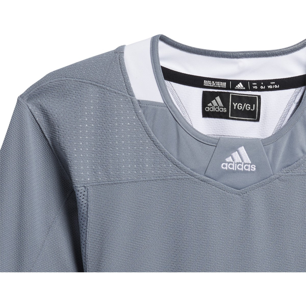 adidas Three Stripe Goalie Jersey- Youth's Hockey