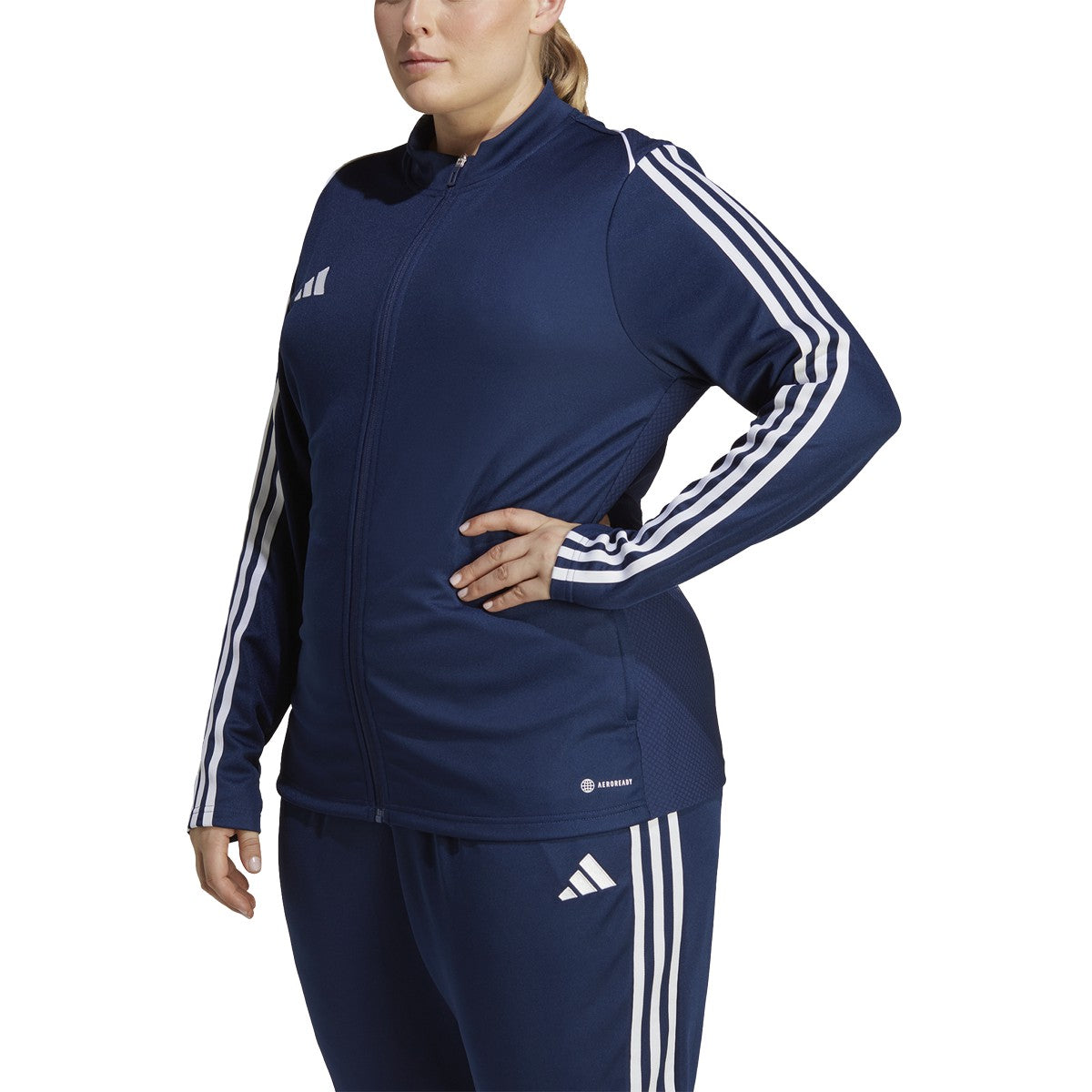 adidas Tiro 23 League Training Womens Plus Size Soccer Jacket