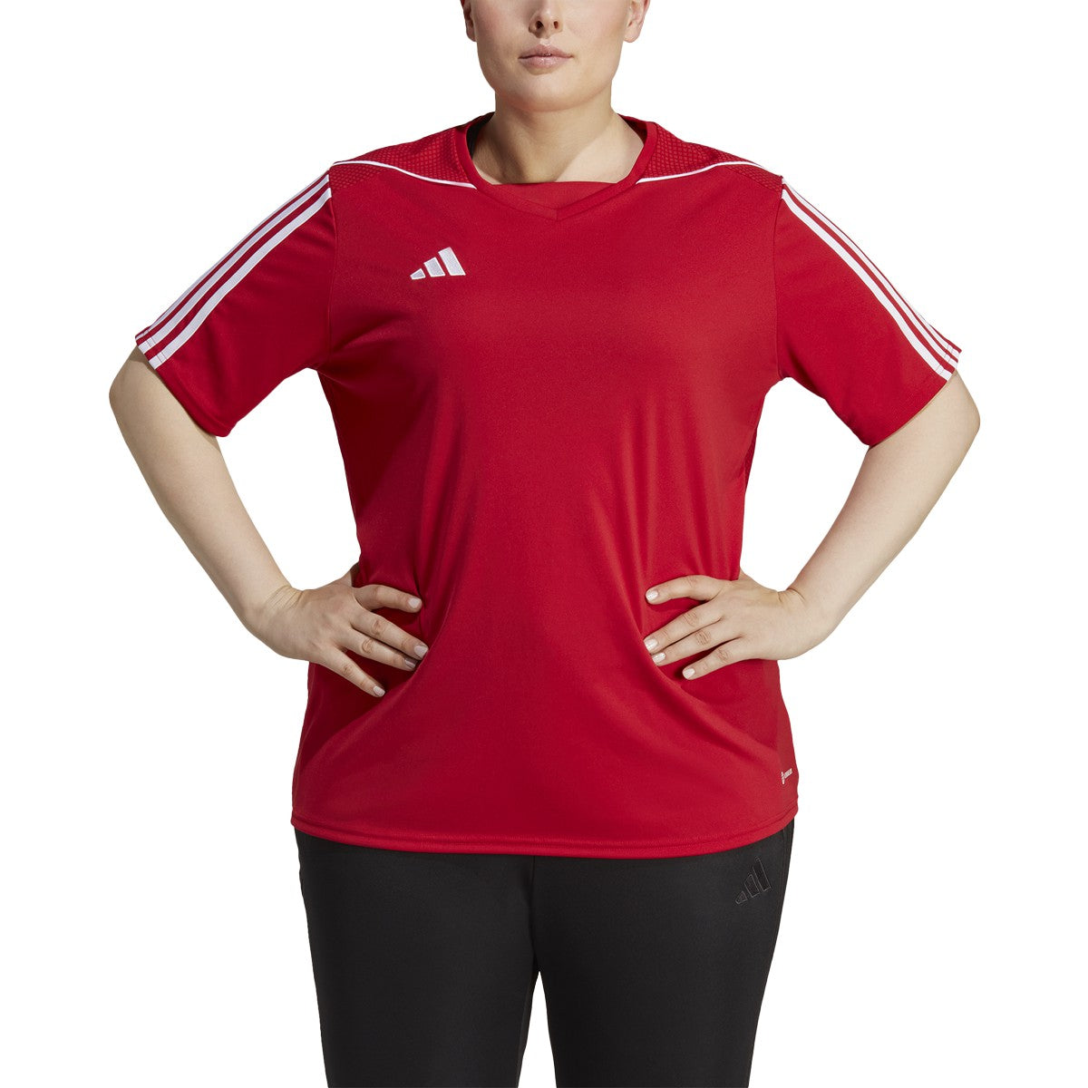 adidas Tiro 23 Womens Plus Size Soccer Jersey