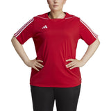 adidas Tiro 23 Womens Plus Size Soccer Jersey