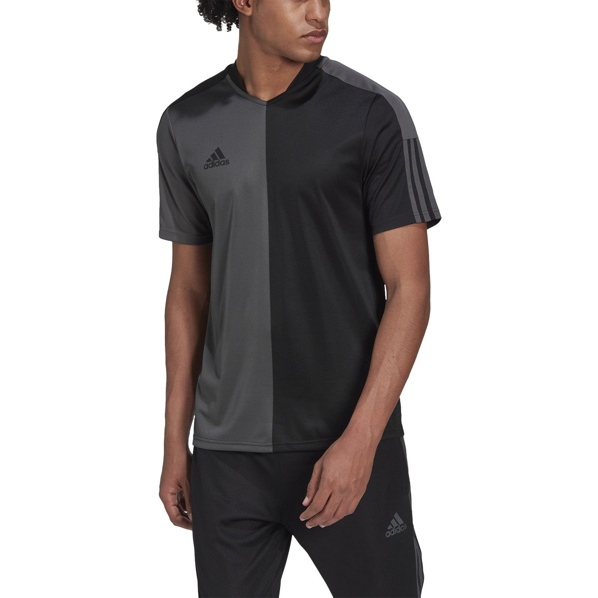 adidas Tiro Half & Half Mens Soccer Jersey