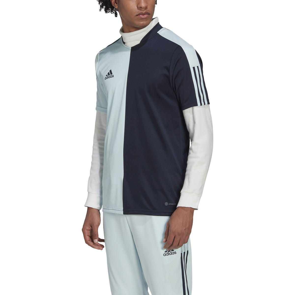 adidas Tiro Half & Half Mens Soccer Jersey