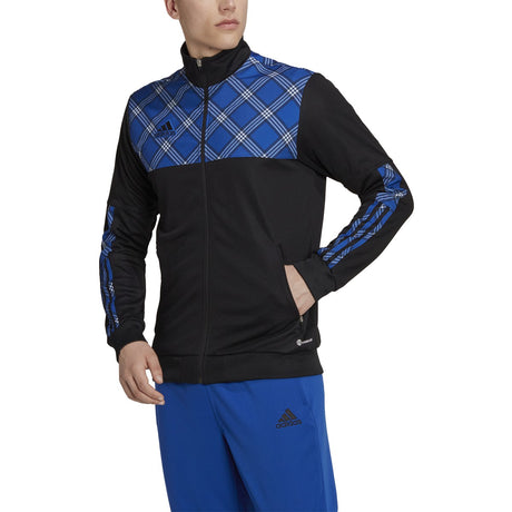 adidas Tiro Plaid Mens Track Jacket