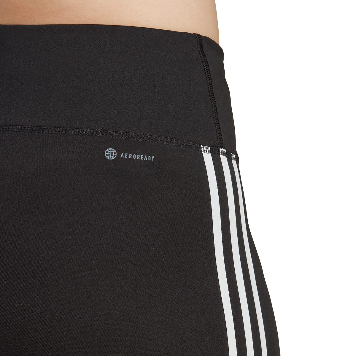 adidas Train Essentials 3-Stripes High Waisted Plus Size Womens Training Leggings