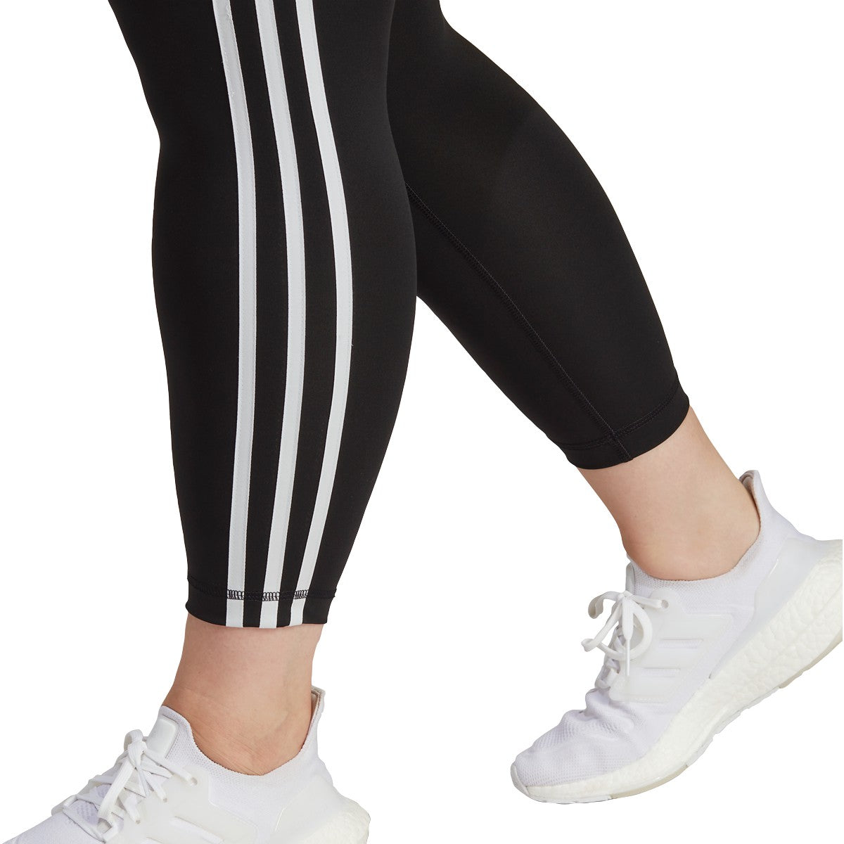 adidas Train Essentials 3-Stripes High Waisted Plus Size Womens Training Leggings