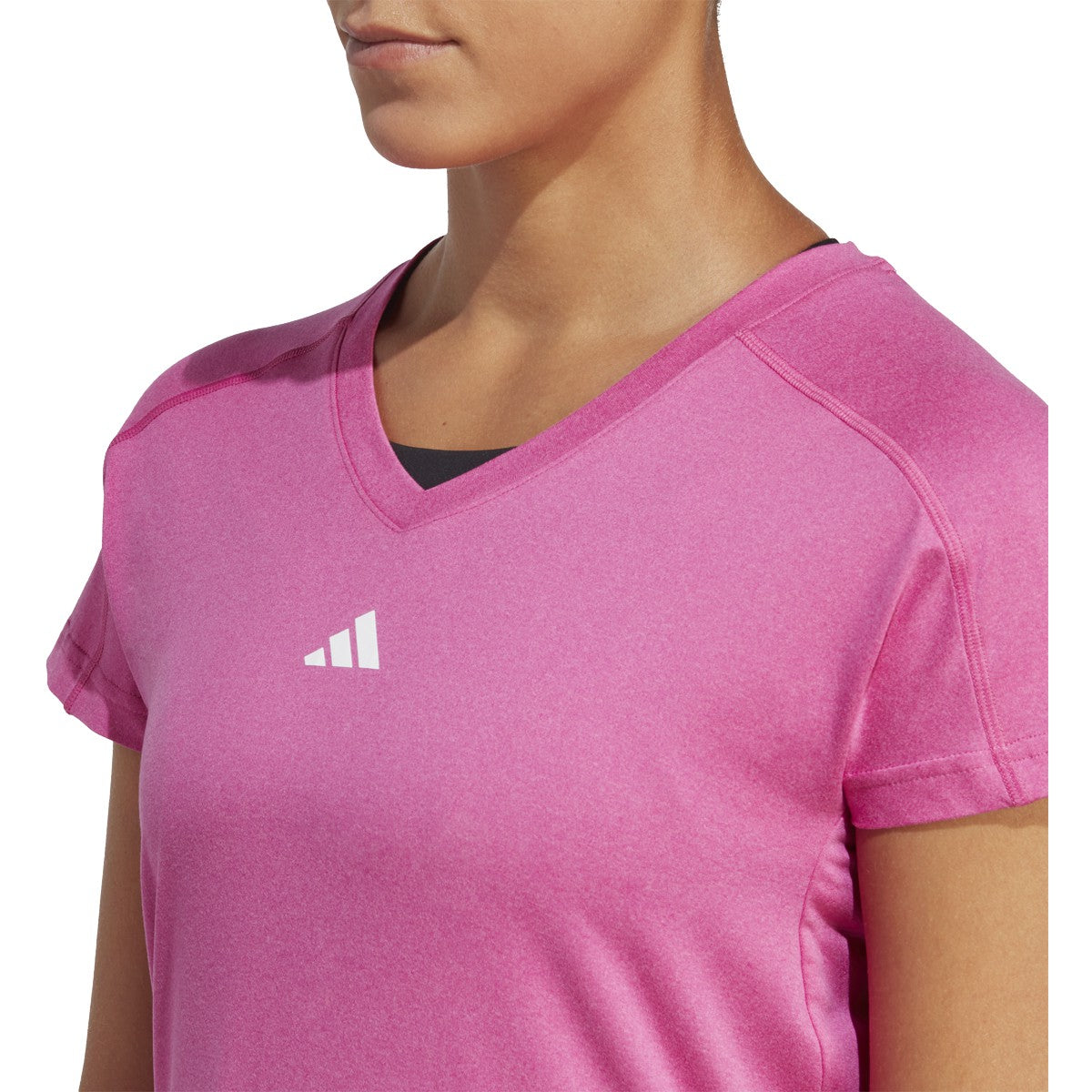 adidas Train Essentials Minimal V Neck Womens Tshirt