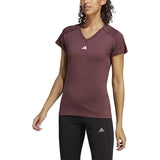 adidas Train Essentials Minimal V Neck Womens Tshirt