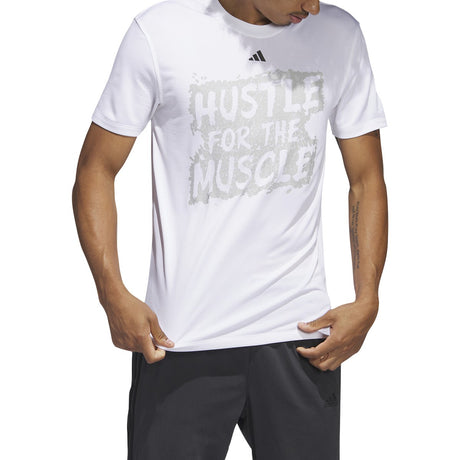 adidas Training Hustle For The Muscle Graphic Mens T-Shirt