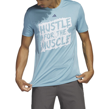 adidas Training Hustle For The Muscle Graphic Mens T-Shirt