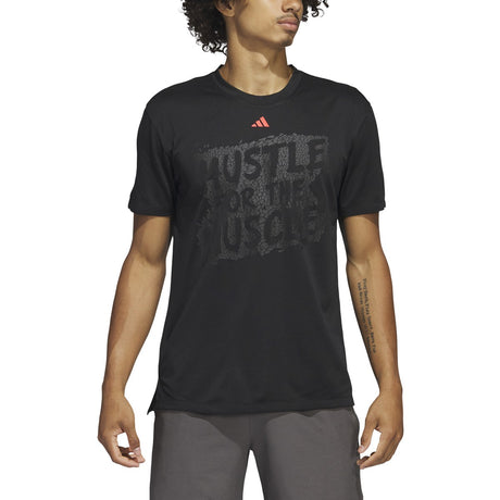 adidas Training Hustle For The Muscle Graphic Mens T-Shirt