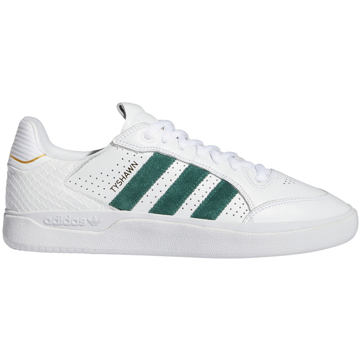 adidas Tyshawn Low Mens Skate Shoes in White