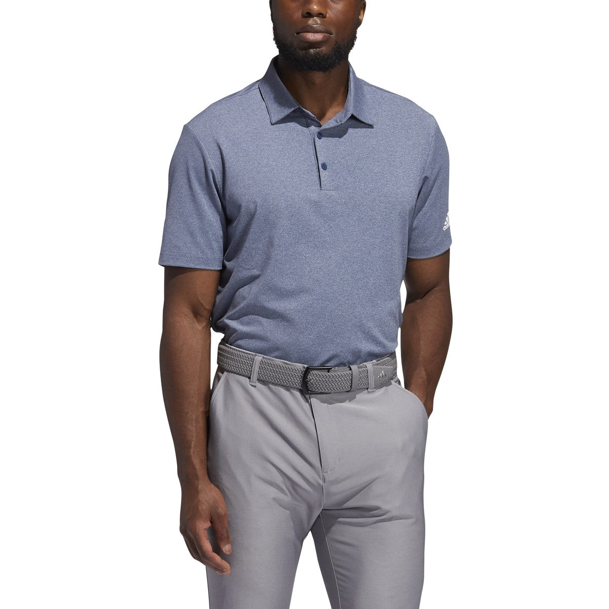 adidas Ultimate365 Heather Polo - Mens Golf