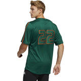 adidas University of Miami Hurricanes Mens Baseball Jersey