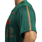 adidas University of Miami Hurricanes Mens Baseball Jersey