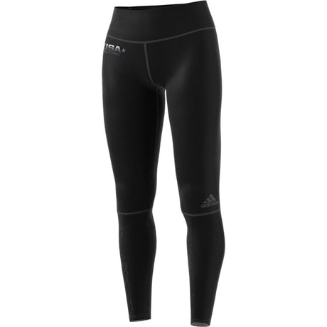 adidas USA Volleyball Performance Long Tights Aeroready - Womens Volleyball