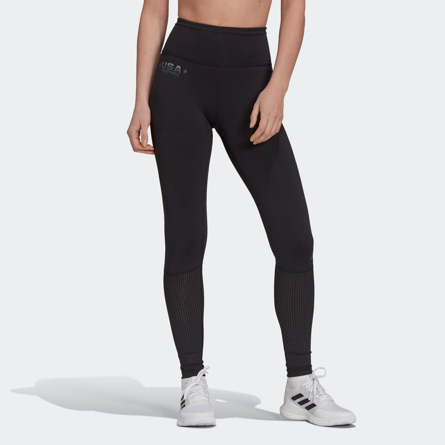 adidas USA Volleyball Performance Long Tights Aeroready - Womens Volleyball