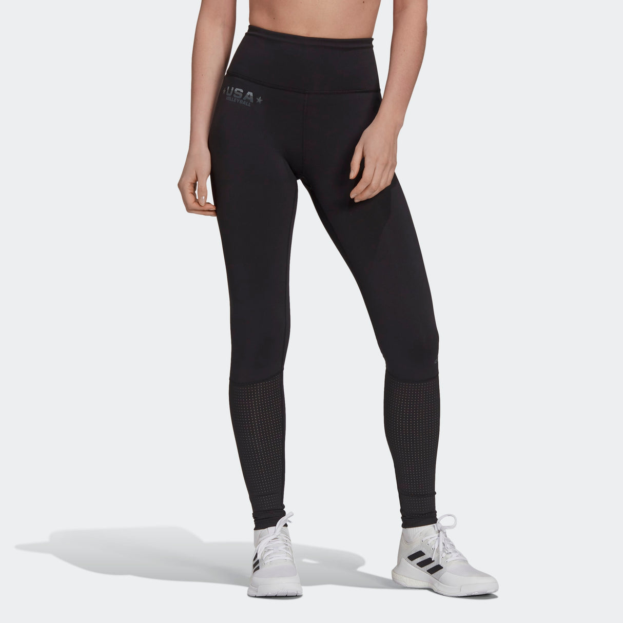 adidas USA Volleyball Performance Long Tights Aeroready - Womens Volleyball