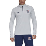 adidas USA Volleyball Quarter Zip Jacket - Mens Volleyball