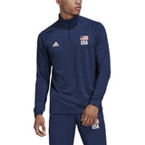 adidas USA Volleyball Quarter Zip Jacket - Mens Volleyball