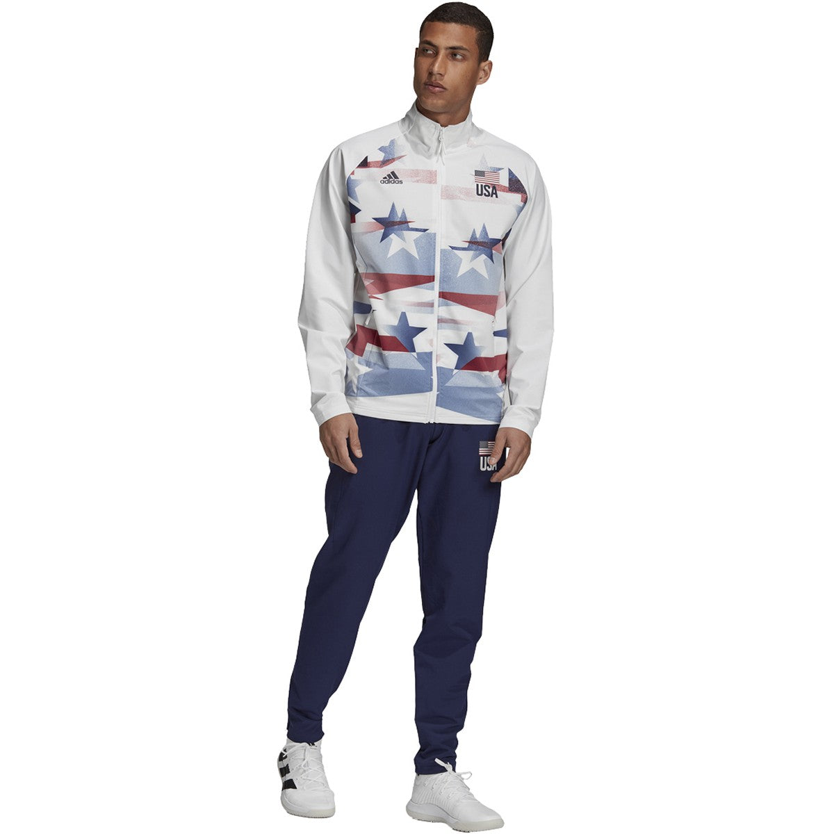 adidas USA Volleyball Warmup Jacket - Mens Volleyball