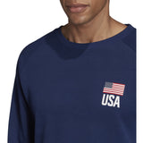 adidas USA Volleyball Crew Sweatshirt - Mens Volleyball