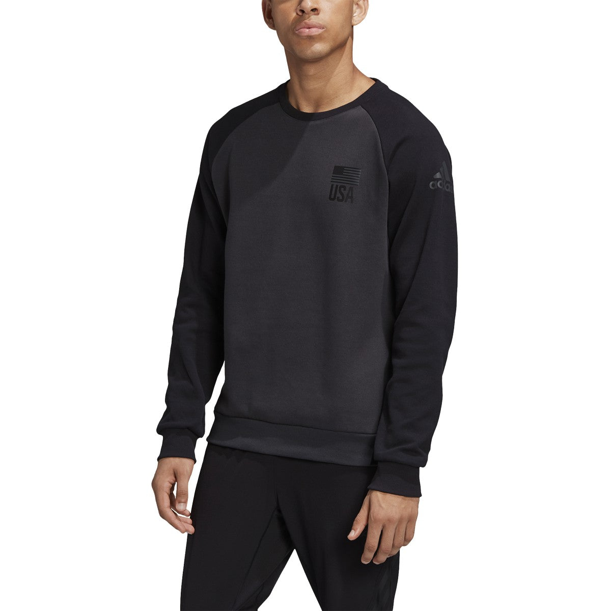 adidas USA Volleyball Crew Sweatshirt - Mens Volleyball