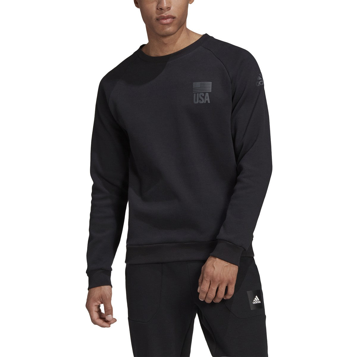 adidas USA Volleyball Crew Sweatshirt - Mens Volleyball