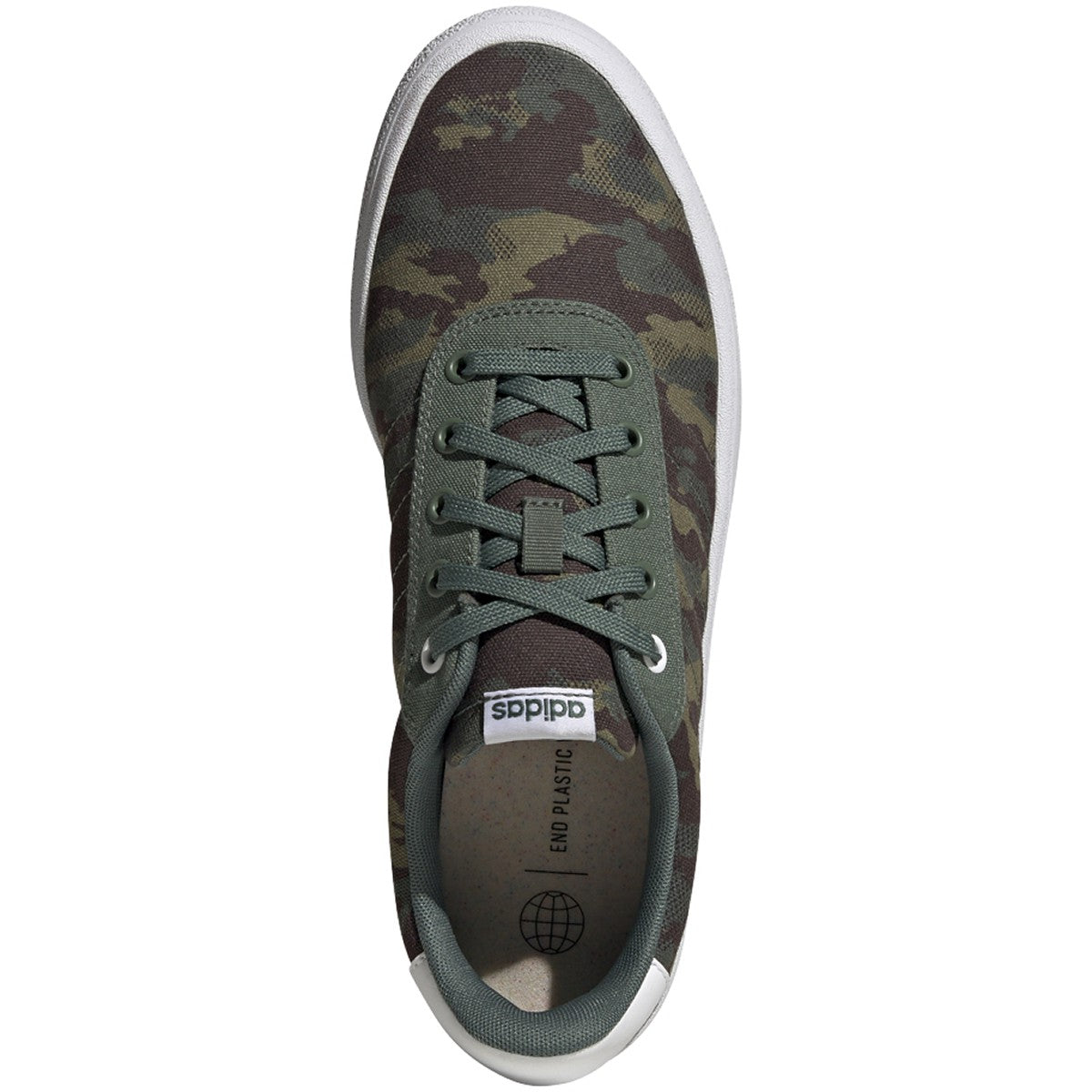 adidas Vulc Raid3r Mens Skateboarding Shoes in Camo