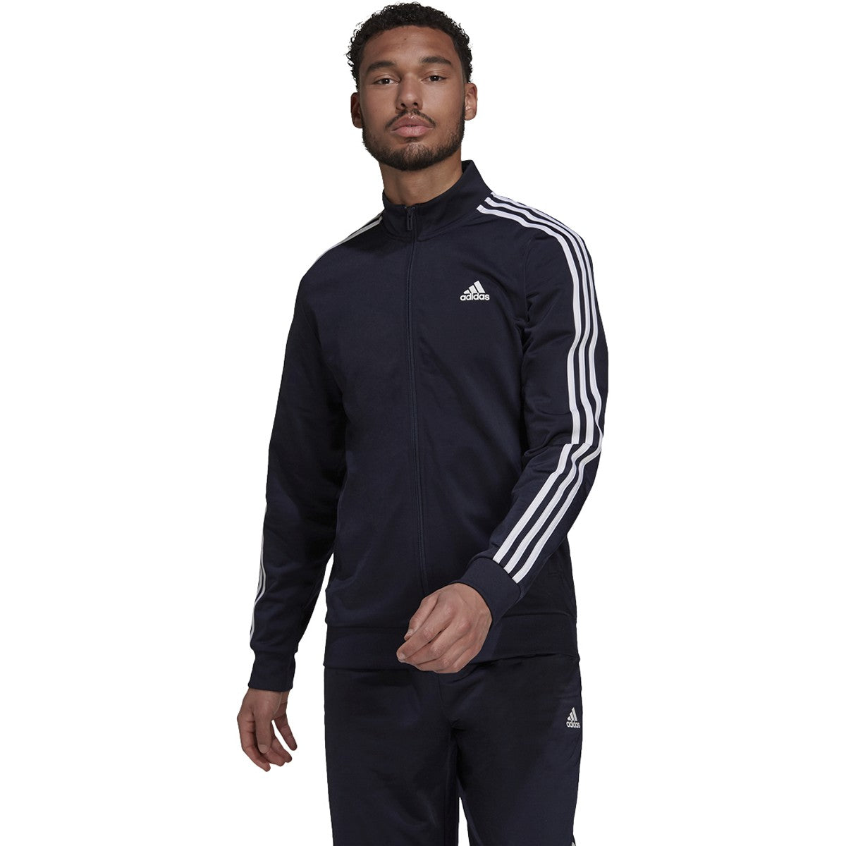 adidas Warm-Up Tricot 3-Stripes Track Jacket - Mens Casual