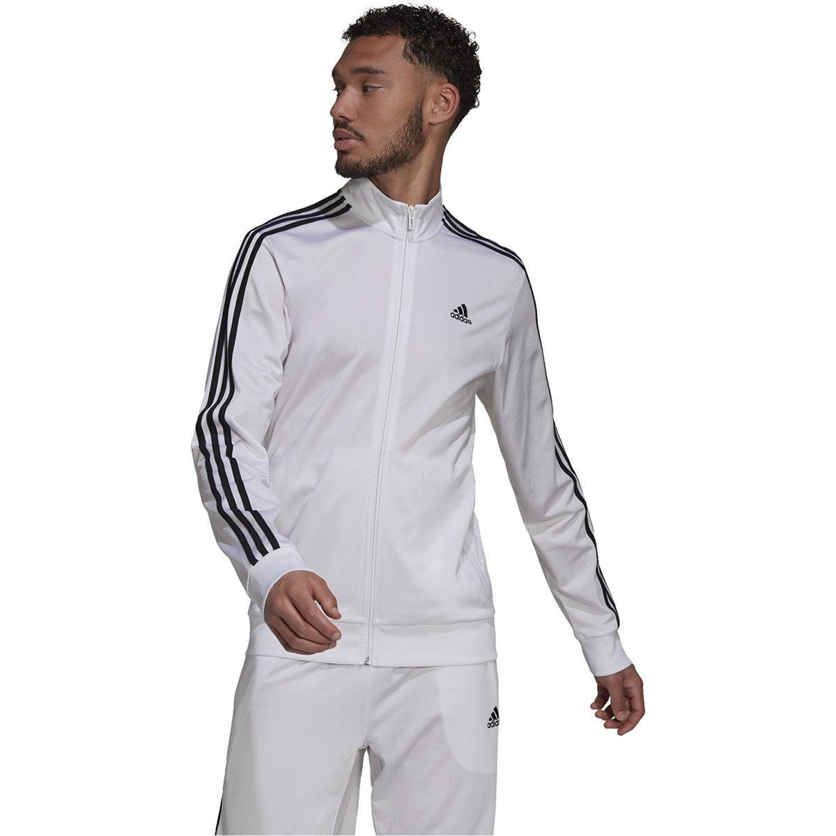 adidas Warm-Up Tricot 3-Stripes Track Jacket - Mens Casual