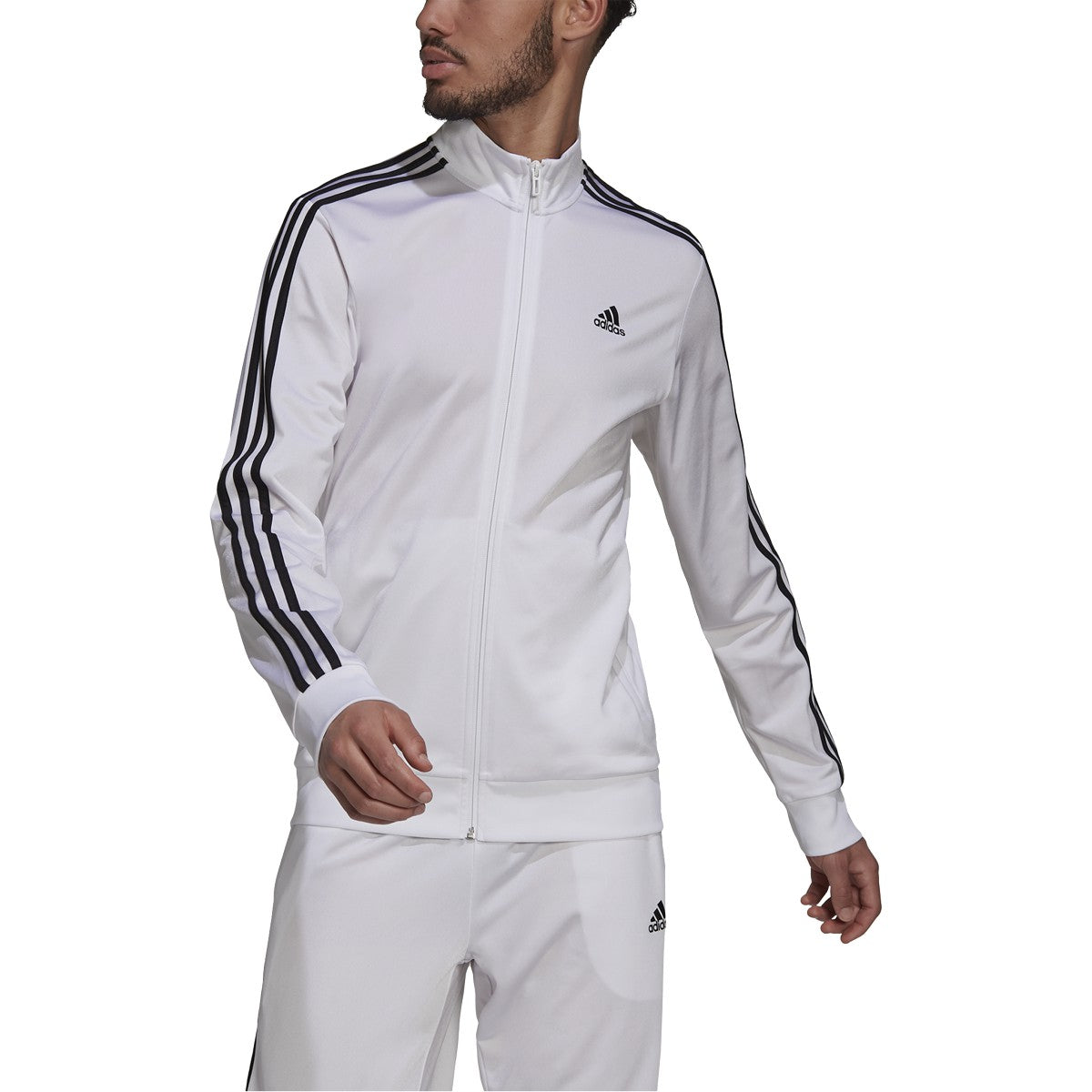 adidas Warm-Up Tricot 3-Stripes Track Jacket - Mens Casual