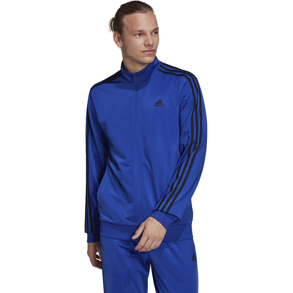 adidas Warm-Up Tricot 3-Stripes Track Jacket - Mens Casual