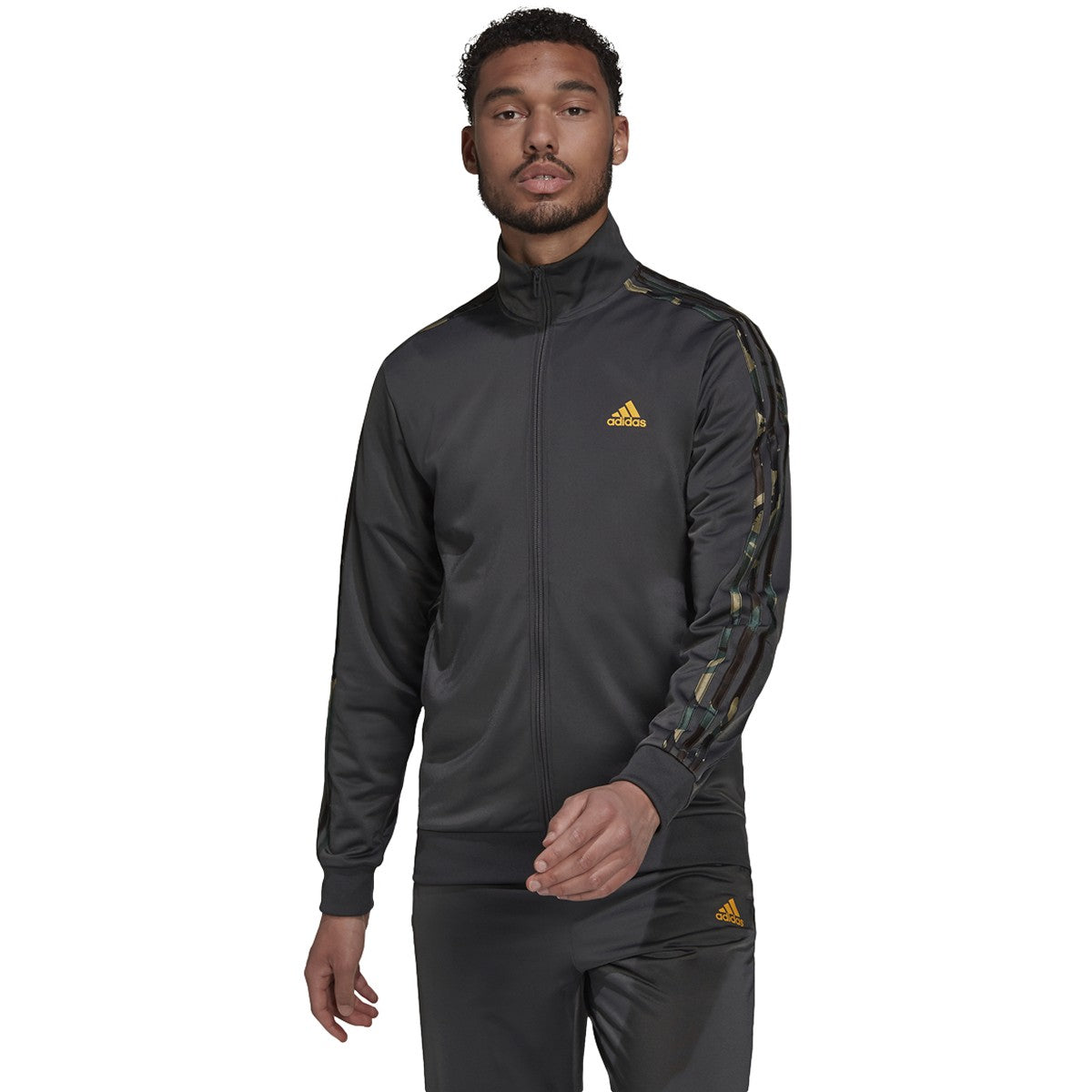 adidas Warm-Up Tricot Camo Track Jacket - Mens Casual