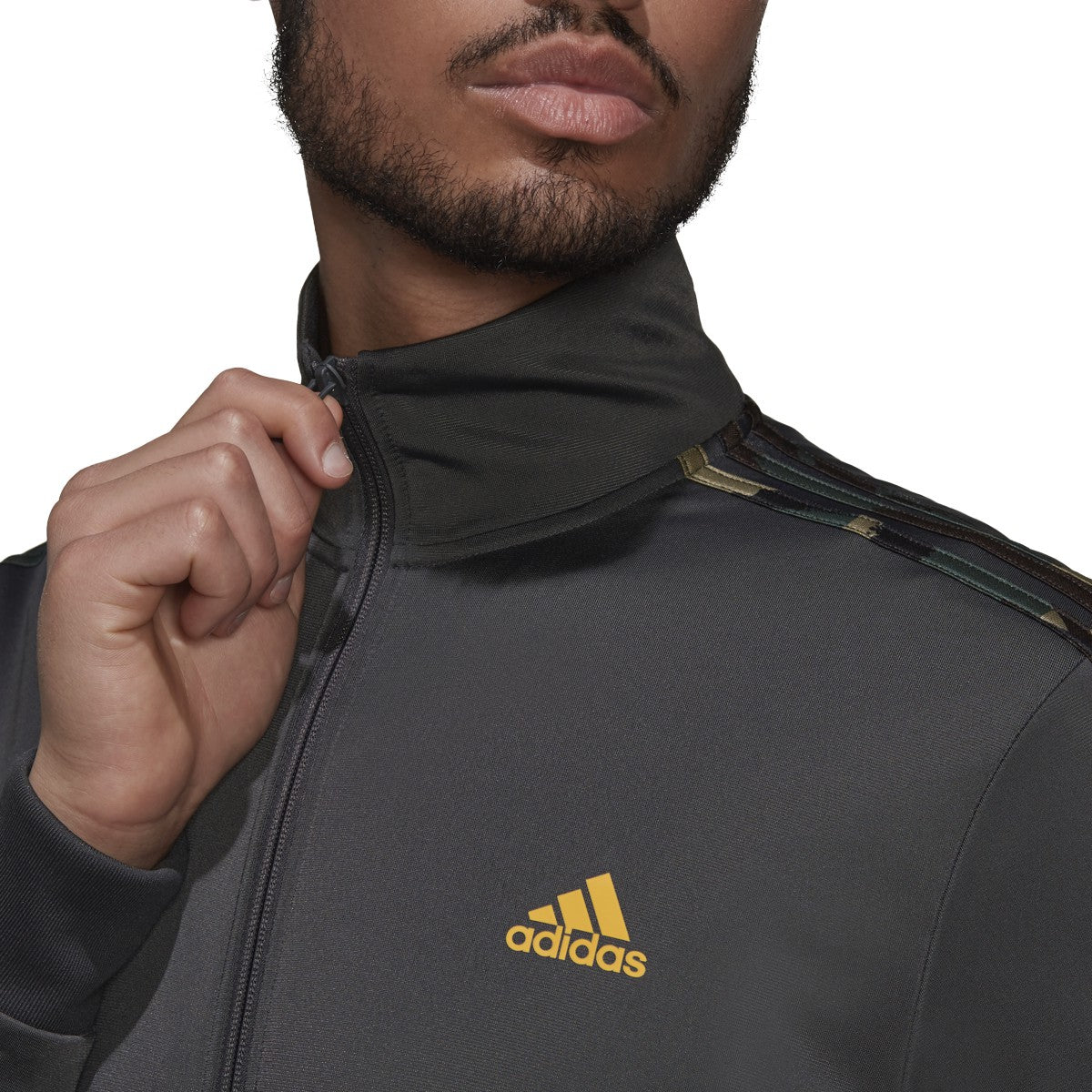 adidas Warm-Up Tricot Camo Track Jacket - Mens Casual