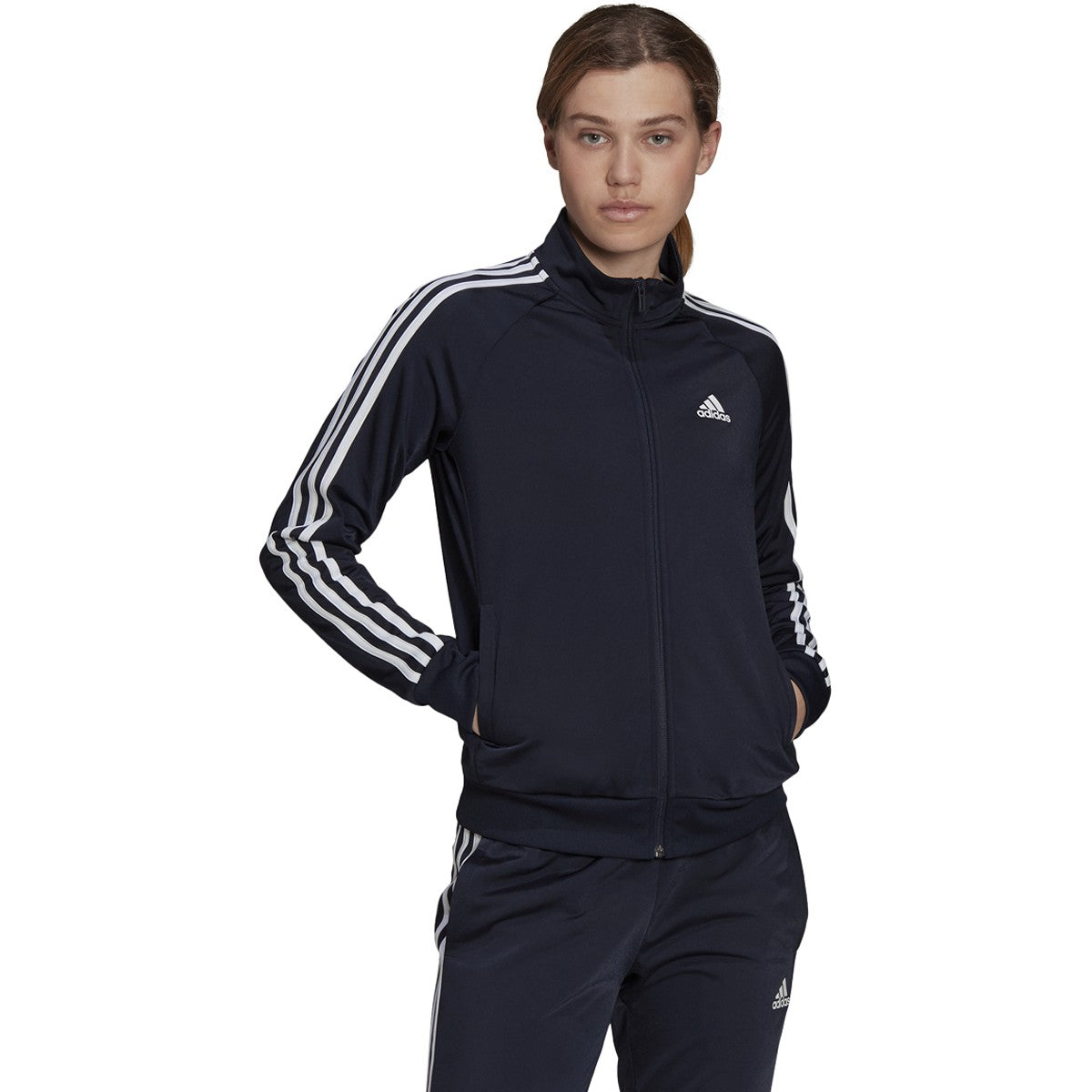 adidas Warm-Up Tricot Slim 3-Stripes Womens Track Jacket