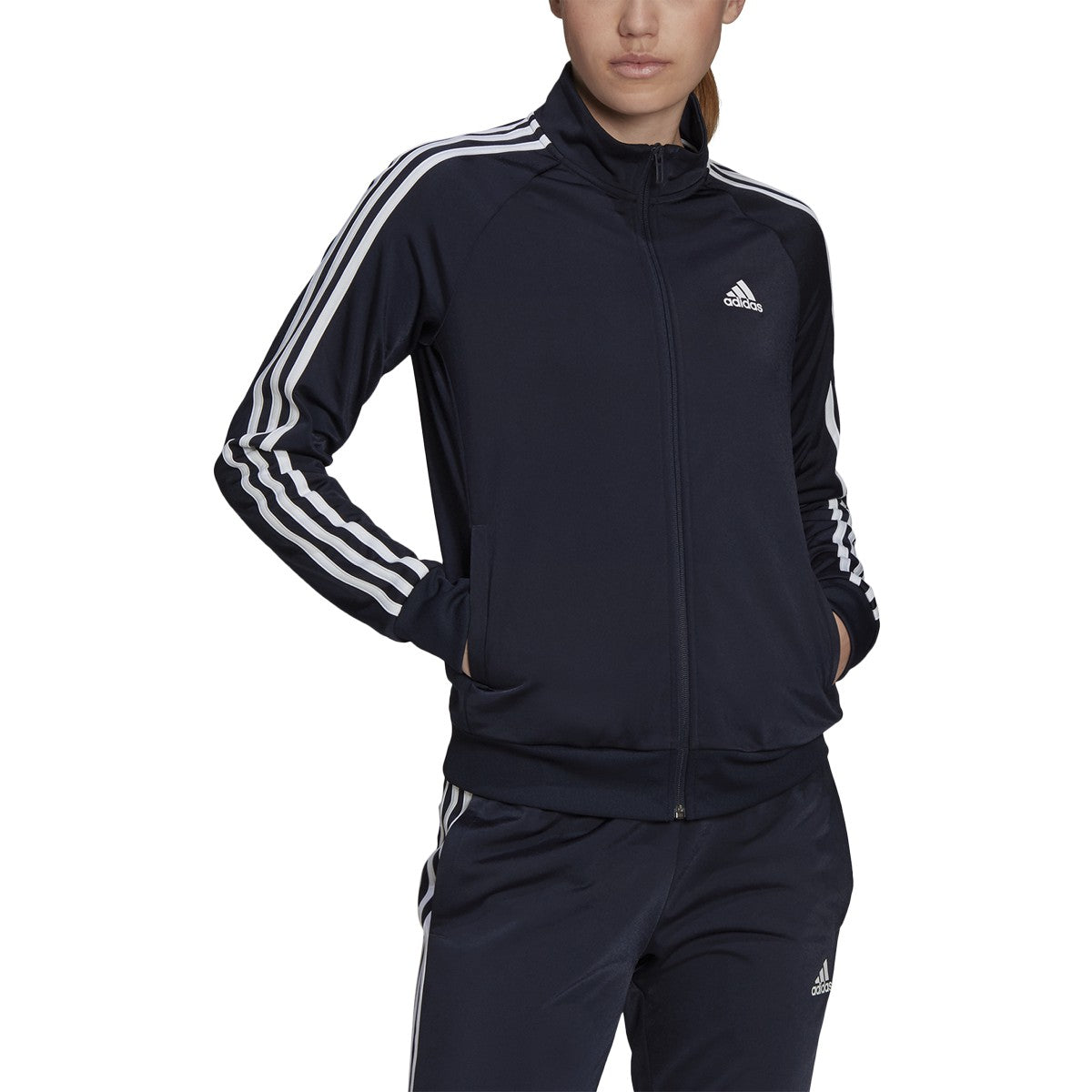 adidas Warm-Up Tricot Slim 3-Stripes Womens Track Jacket