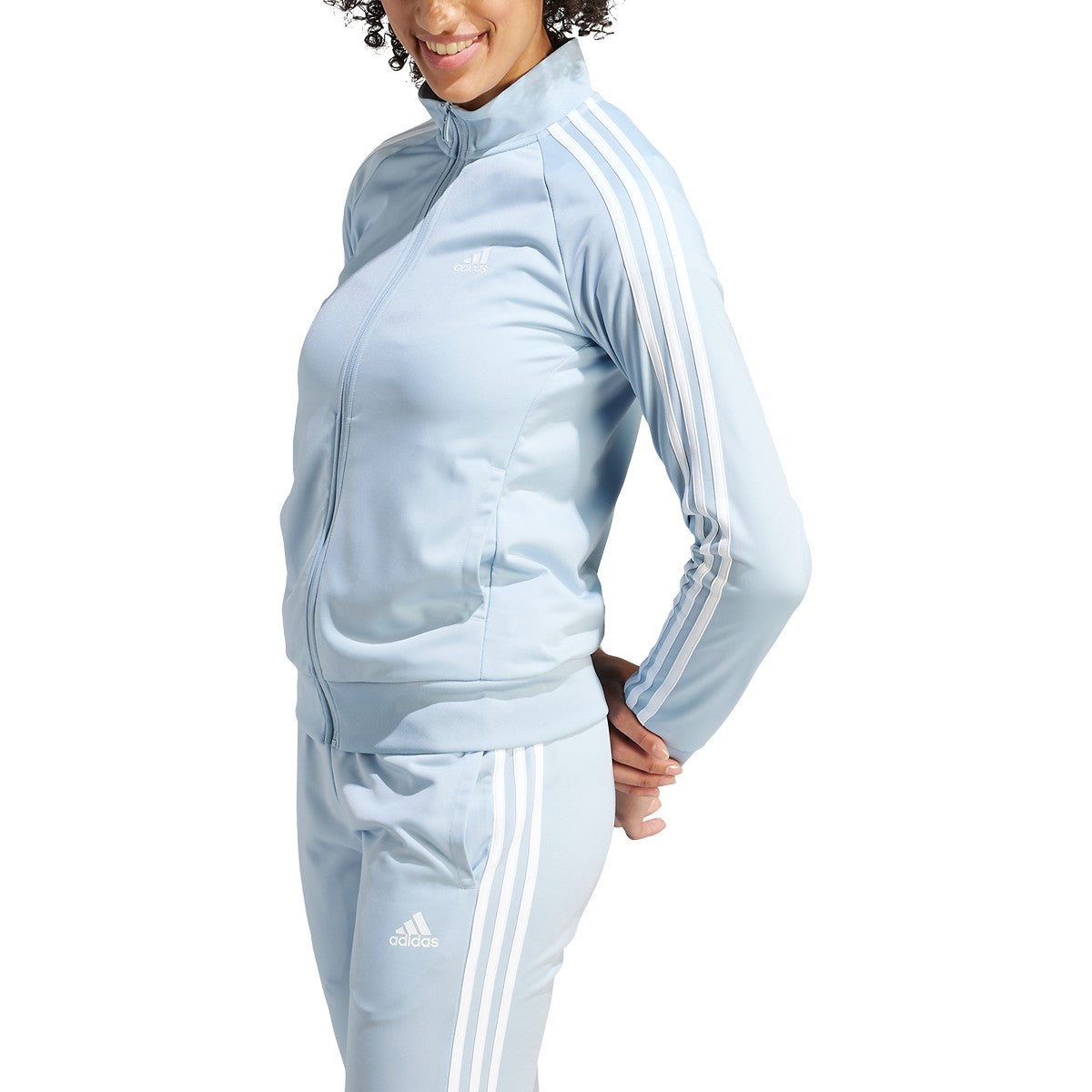 adidas Warm-Up Tricot Slim 3-Stripes Womens Track Jacket