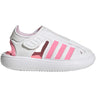 adidas Water Sandals for Toddlers in White and Pink
